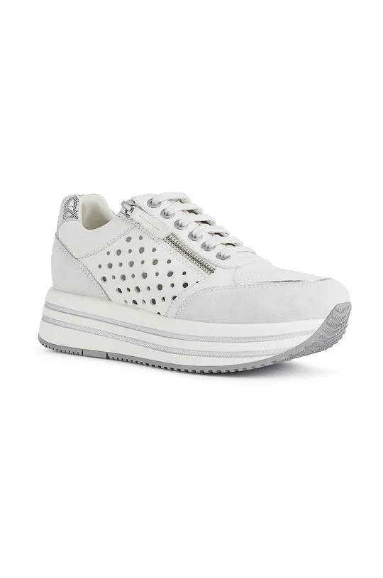 Geox - Παπούτσια Kency λευκό