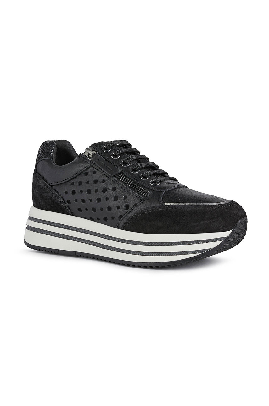 Geox pantofi Kency negru