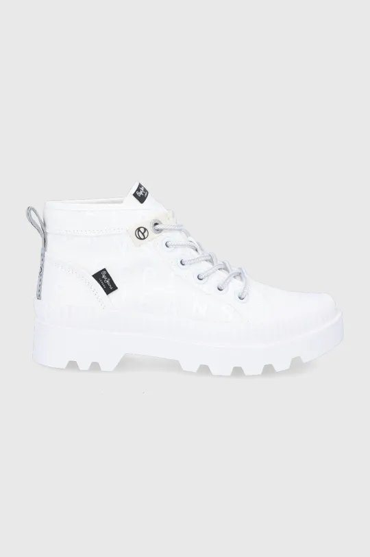 λευκό Πάνινα παπούτσια Pepe Jeans Ascot Logo Γυναικεία