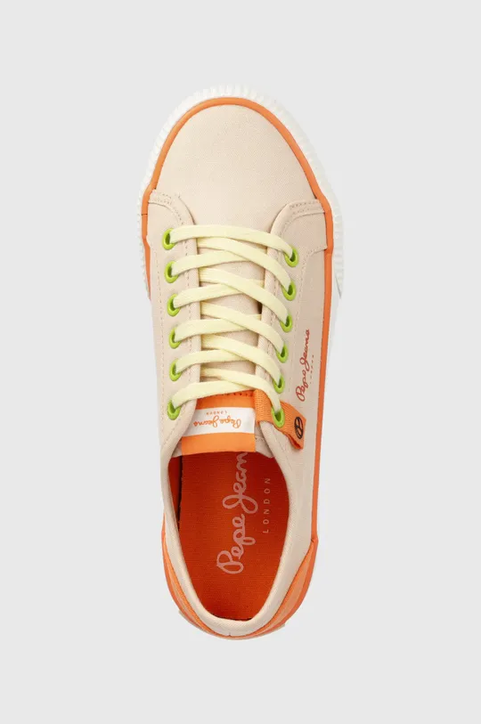 πορτοκαλί Πάνινα παπούτσια Pepe Jeans Ottis W Bass