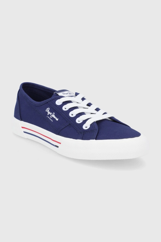 Tenisice Pepe Jeans Brady W Basic mornarsko plava