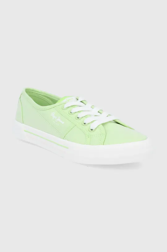 Πάνινα παπούτσια Pepe Jeans Brady W Basic πράσινο
