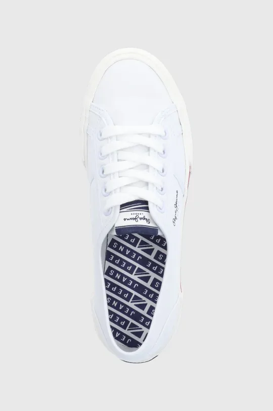 λευκό Πάνινα παπούτσια Pepe Jeans Brady W Basic