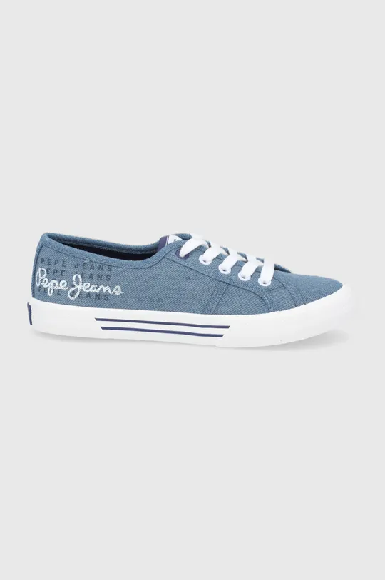 μπλε Πάνινα παπούτσια Pepe Jeans Brady W Logo Γυναικεία