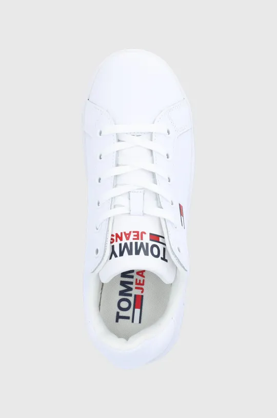 bijela Kožne cipele Tommy Jeans