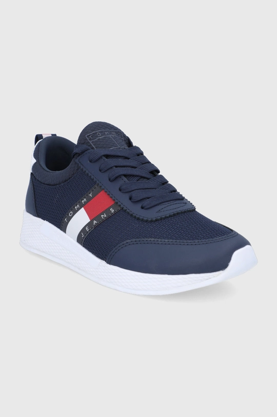 Tommy Jeans buty EN0EN01789.C87.FLEXI.R granatowy