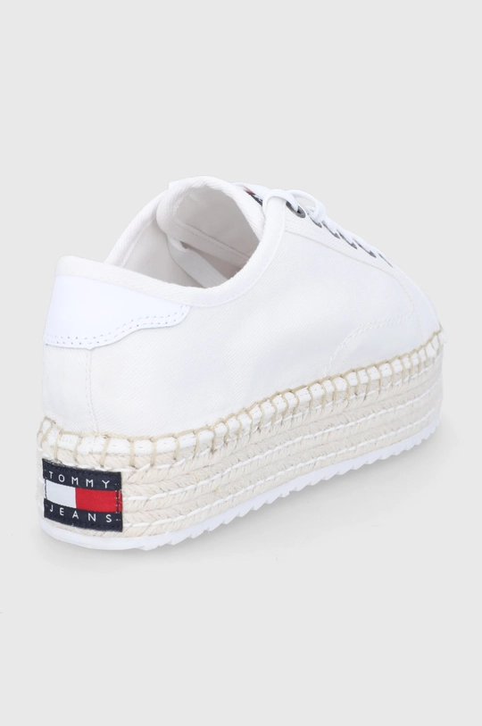 Tommy Jeans espadryle EN0EN01813.YBR.LACE.UP Cholewka: Materiał tekstylny, Wnętrze: Materiał tekstylny, Podeszwa: Materiał syntetyczny