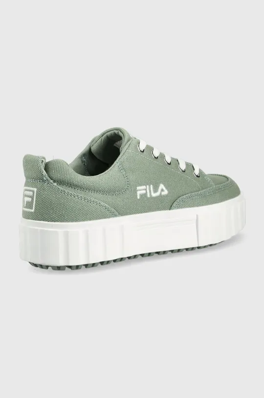 Πάνινα παπούτσια Fila Sandblast πράσινο