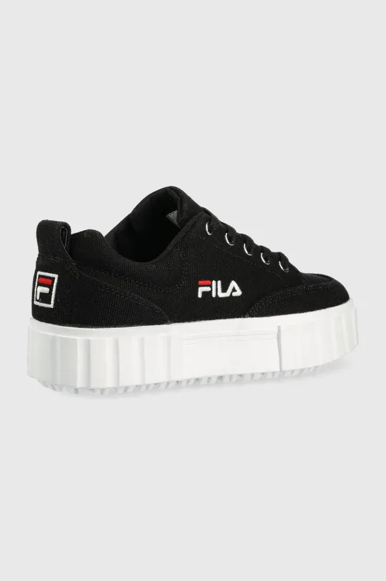 Πάνινα παπούτσια Fila Sandblast μαύρο