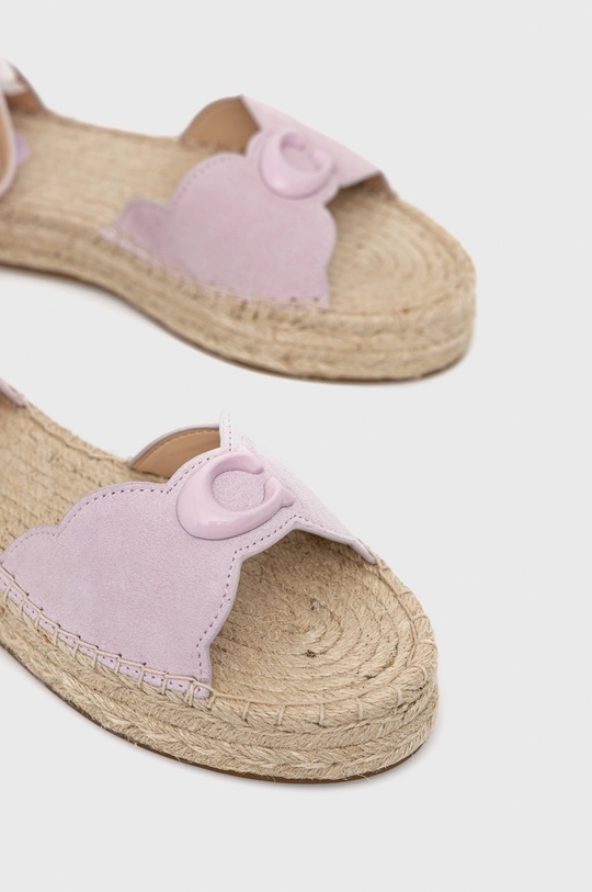 Espadrile iz semiša Coach Dillon Suede  Steblo: Semiš usnje Notranjost: Sintetični material, Tekstilni material Podplat: Sintetični material