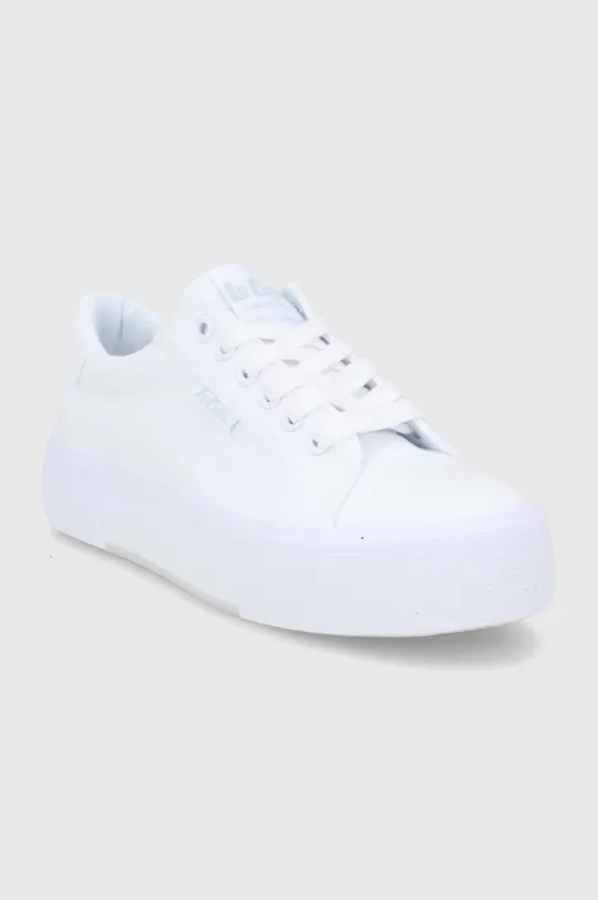 Πάνινα παπούτσια Lee Cooper λευκό