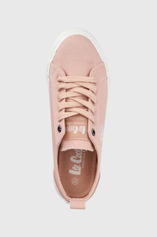 ροζ Πάνινα παπούτσια Lee Cooper