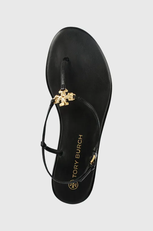 čierna Kožené sandále Tory Burch Capri