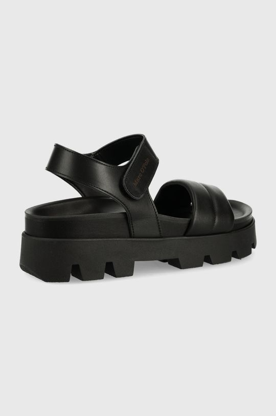 Kožené sandály Marc O'Polo Nora černá