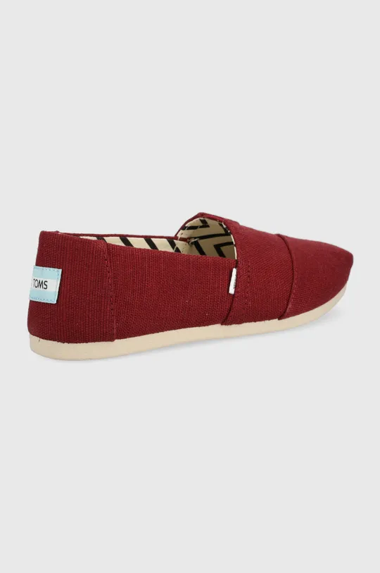 Espadrilky Toms Alpargata burgundské