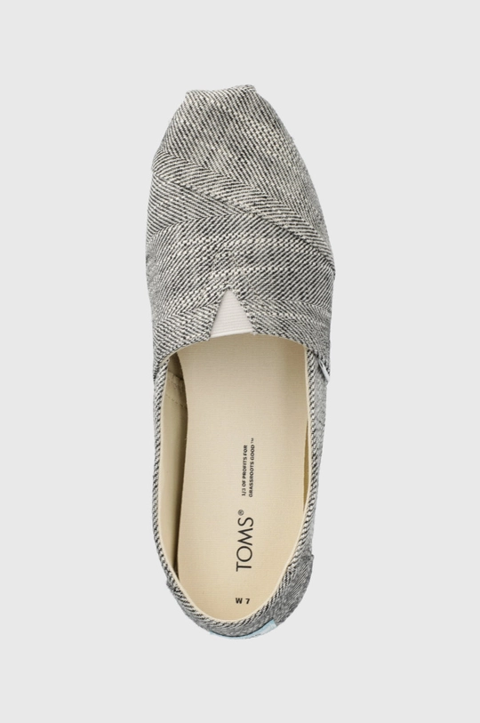 чёрный Эспадрильи Toms Alpargata