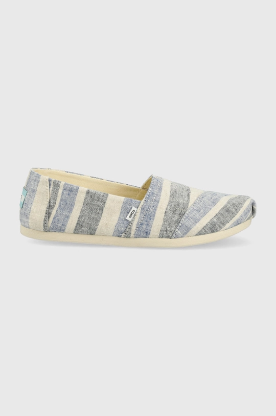 modrá Espadrilky Toms Alpargata Dámsky