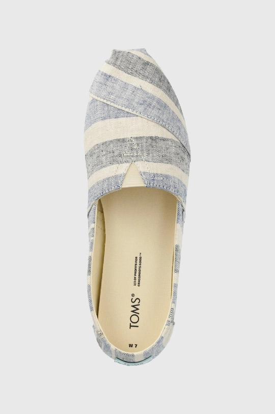 голубой Эспадрильи Toms Alpargata