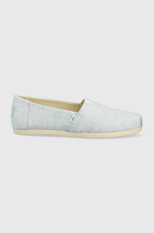 modrá Espadrilky Toms Alpargata Dámsky