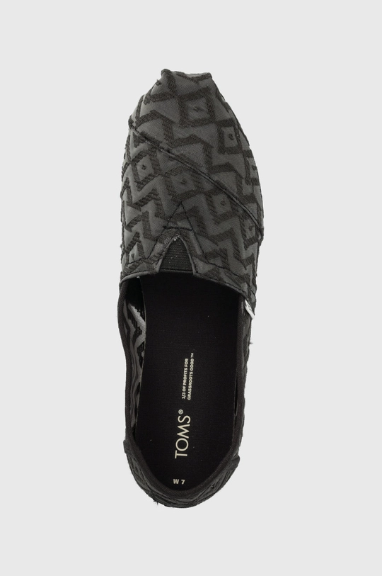 czarny Toms espadryle Alpargata