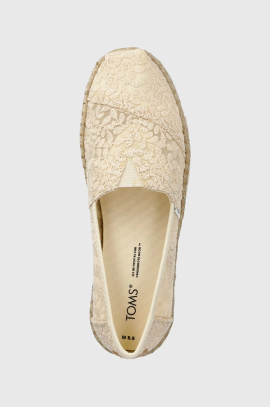 beżowy Toms espadryle Alpargata Rope