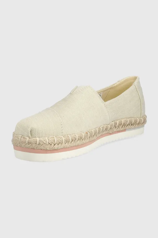 Toms espadryle Alpargata Platform Rope Cholewka: Materiał tekstylny, Wnętrze: Materiał tekstylny, Podeszwa: Materiał syntetyczny