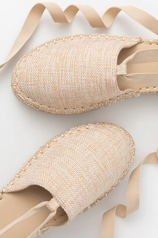 beżowy Truffle Collection espadryle Mash