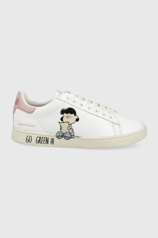 alb MOA Concept pantofi Snoopy And Lucy Gallery De femei