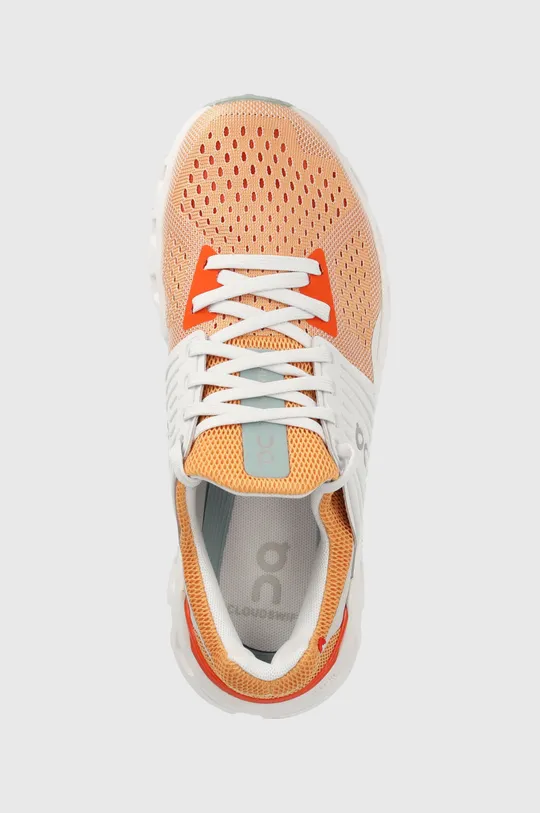 orange On-running running shoes Cloudswift