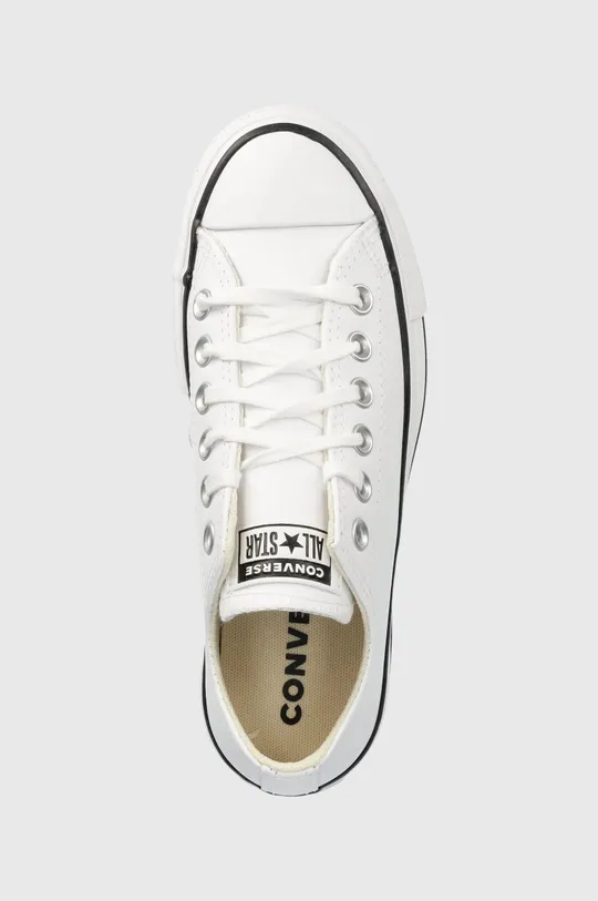 white Converse leather plimsolls 561680C