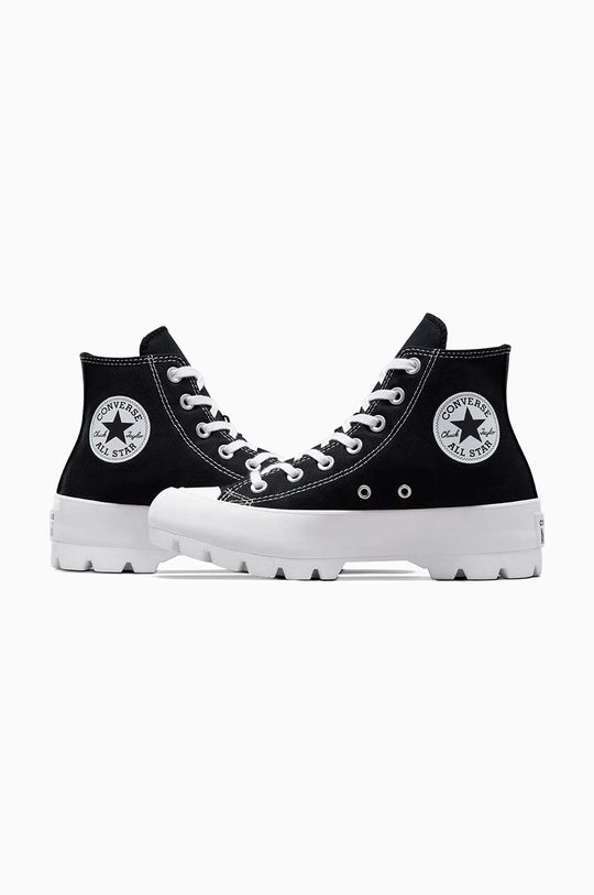 μαύρο Πάνινα παπούτσια Converse Chuck Taylor All Star Lugged Hi