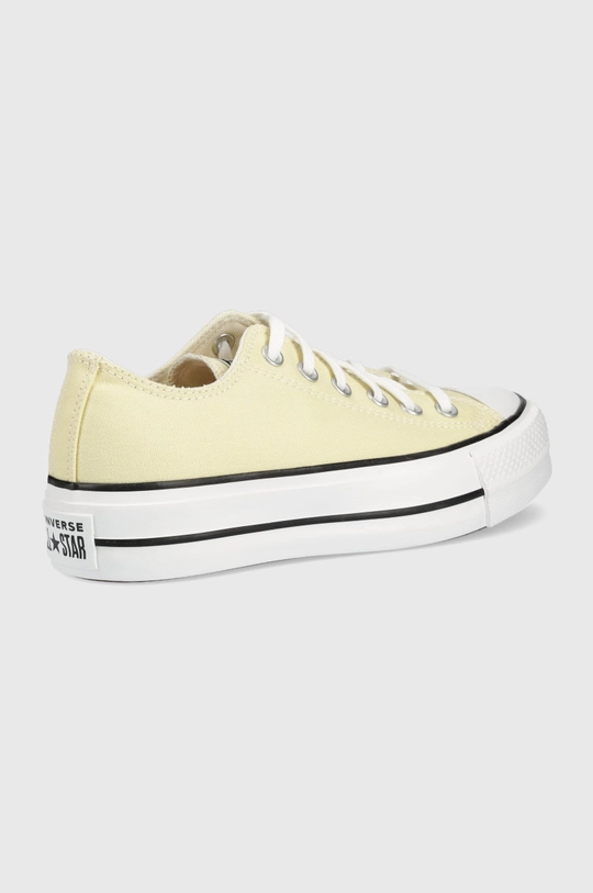 Converse tenisówki Chuck Taylor All Star Lift Ox żółty