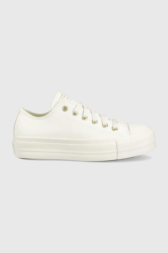 белый Кожаные кеды Converse Chuck Taylor All Star Lift Ox Женский