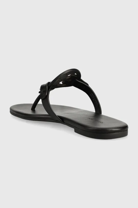 fekete Tory Burch bőr flip-flop