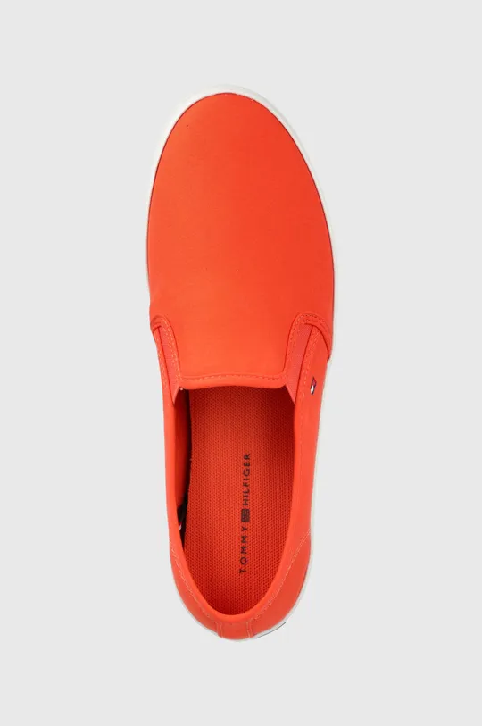πορτοκαλί Πάνινα παπούτσια Tommy Hilfiger