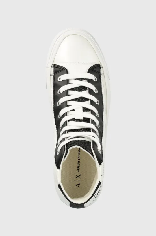 λευκό Πάνινα παπούτσια Armani Exchange