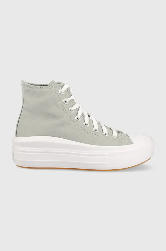 γκρί Πάνινα παπούτσια Converse Chuck Taylor All Star Move Γυναικεία