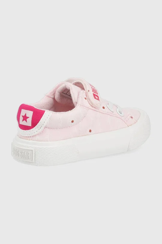 Παιδικά πάνινα παπούτσια Big Star ροζ