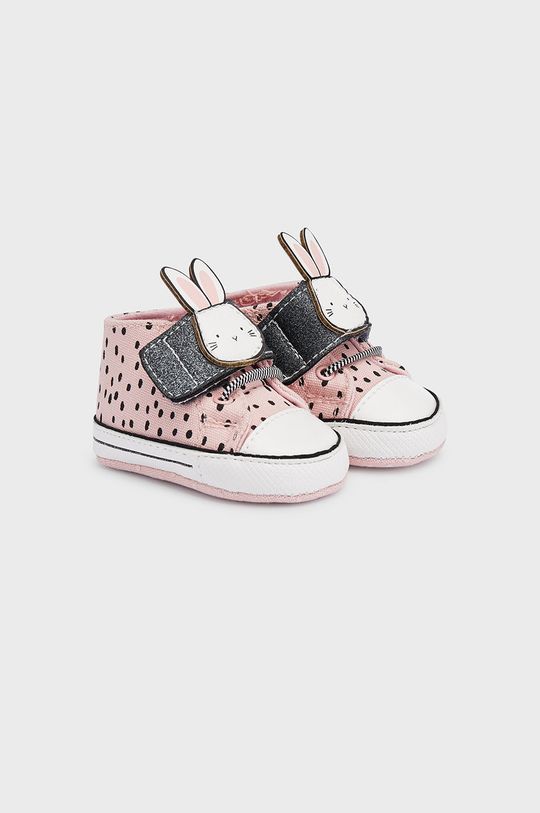 pastelowy różowy Mayoral Newborn buty niemowlęce Dziewczęcy