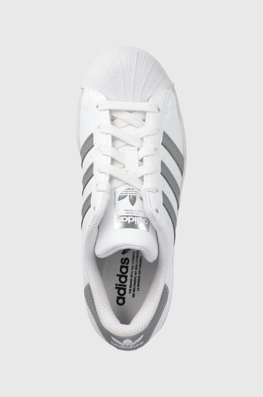 alb adidas Originals pantofi copii Superstar GZ4274