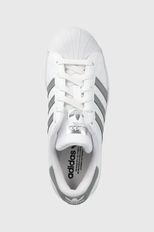 bela Otroški čevlji adidas Originals Superstar