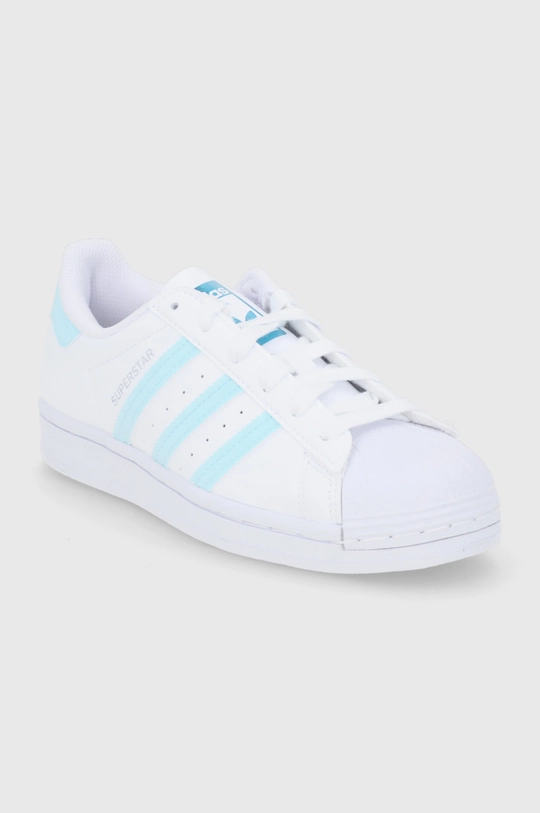 Дитячі черевики adidas Originals Superstar GZ4275 білий