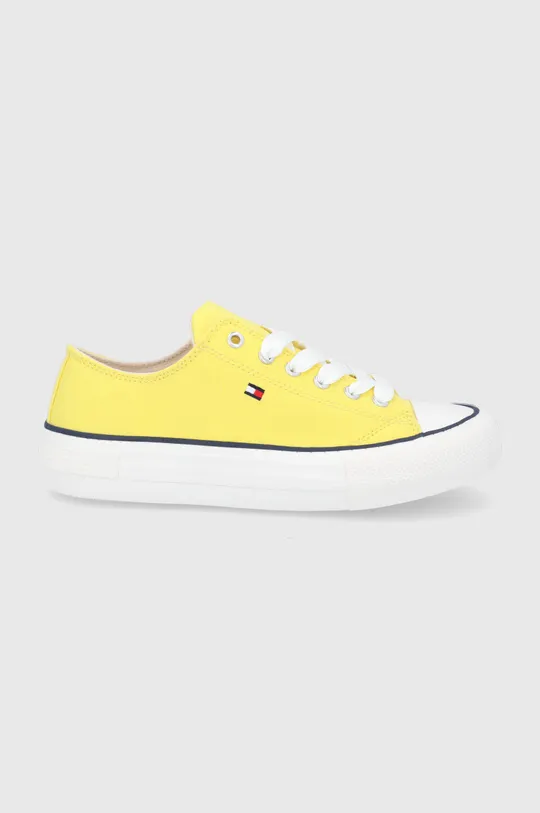 κίτρινο Παιδικά πάνινα παπούτσια Tommy Hilfiger Για κορίτσια