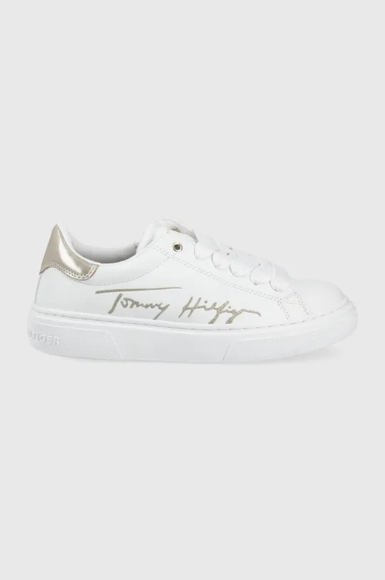 biały Tommy Hilfiger sneakersy dziecięce Dziewczęcy