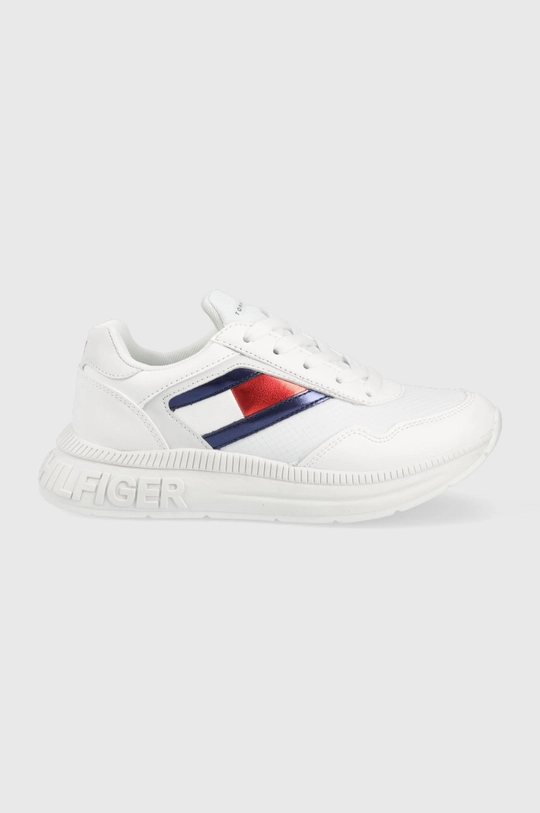 biały Tommy Hilfiger sneakersy dziecięce Dziewczęcy