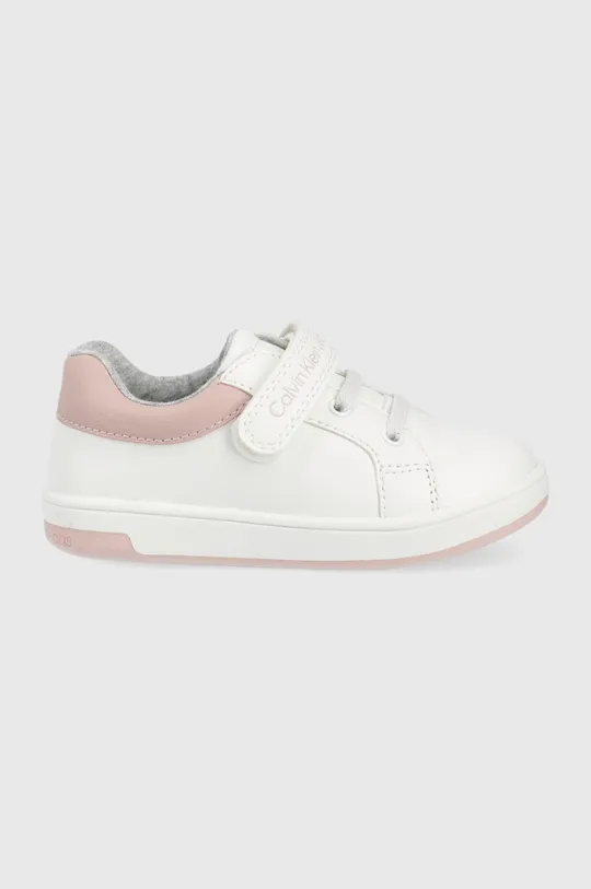 biały Calvin Klein Jeans sneakersy dziecięce V1A9.80174.24.29 Dziewczęcy