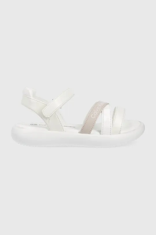 biela Detské sandále Calvin Klein Jeans Dievčenský