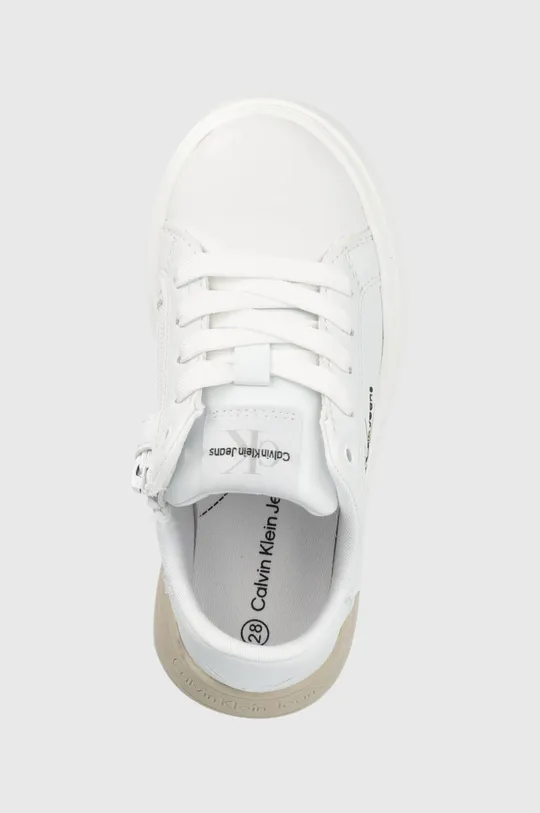 biały Calvin Klein Jeans sneakersy dziecięce V3A9.80182.