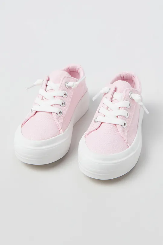Παιδικά πάνινα παπούτσια OVS ροζ