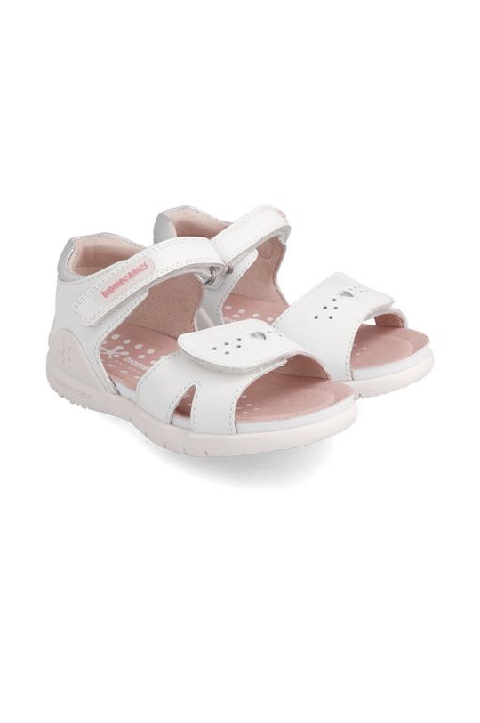 Dětské kožené sandály Biomecanics bílá